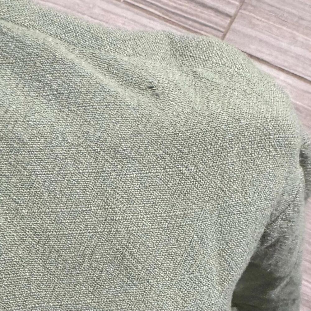 4th & Reckless Sage Green Button Up Beach Romper- Size Large - Picture 9 of 9